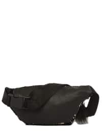أسود - حقيبة - حقيبة الخصر