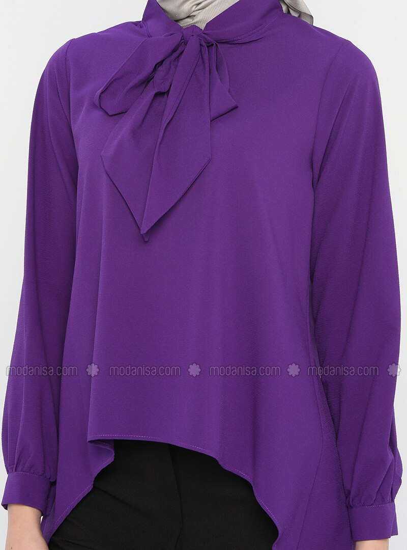 purple polo dress shirt