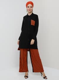 Terra Cotta - Stripe - Unlined - Suit