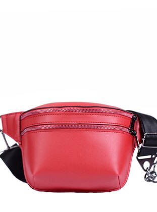 Red - Red - Satchel - Belt Bags - Housebags