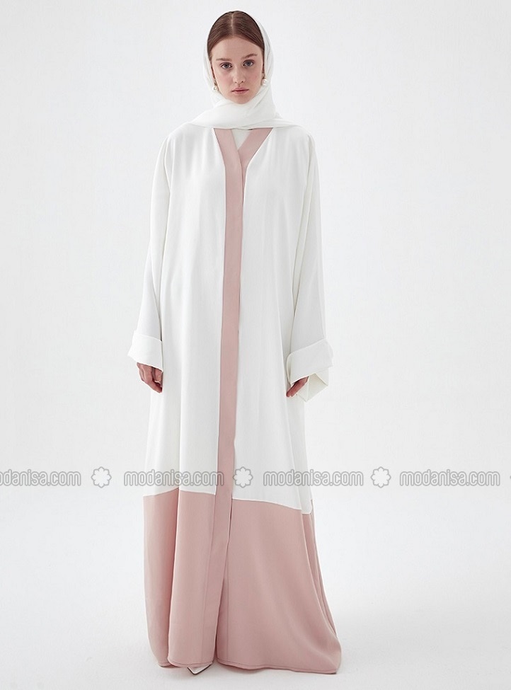 modanisa white abaya