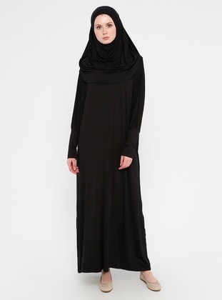 Black - Unlined - Prayer Clothes - Miss Cazibe