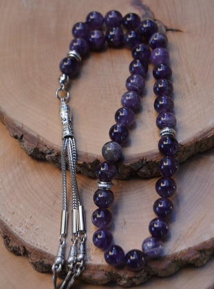 Amethyst Natural Stone (Positive Energy) Rosary Taspih