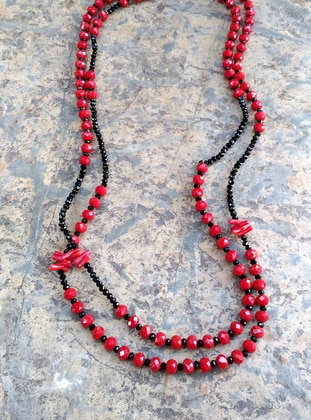 Red - Necklace - Artbutika