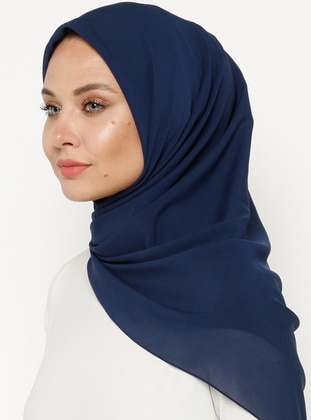 NoName shawl discount 95% Navy Blue Single WOMEN FASHION Accessories Shawl Navy Blue 