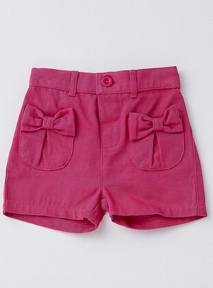 Cotton - Fuchsia - Baby Shorts - Wonder Kids