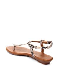 Beige - Sandal - Sandal