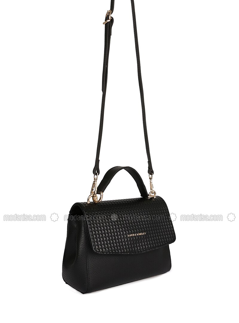 black long shoulder bag