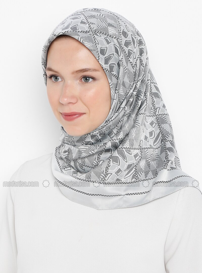 silver scarf