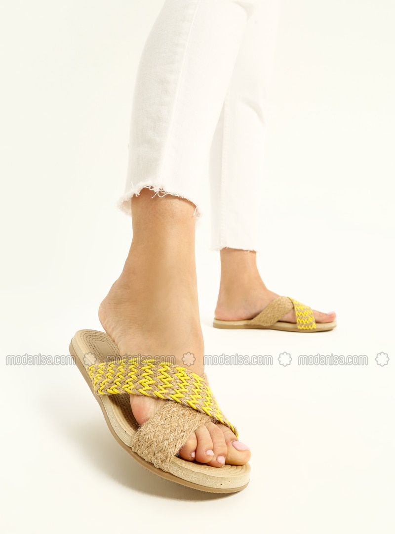 Yellow - Sandal - Slippers