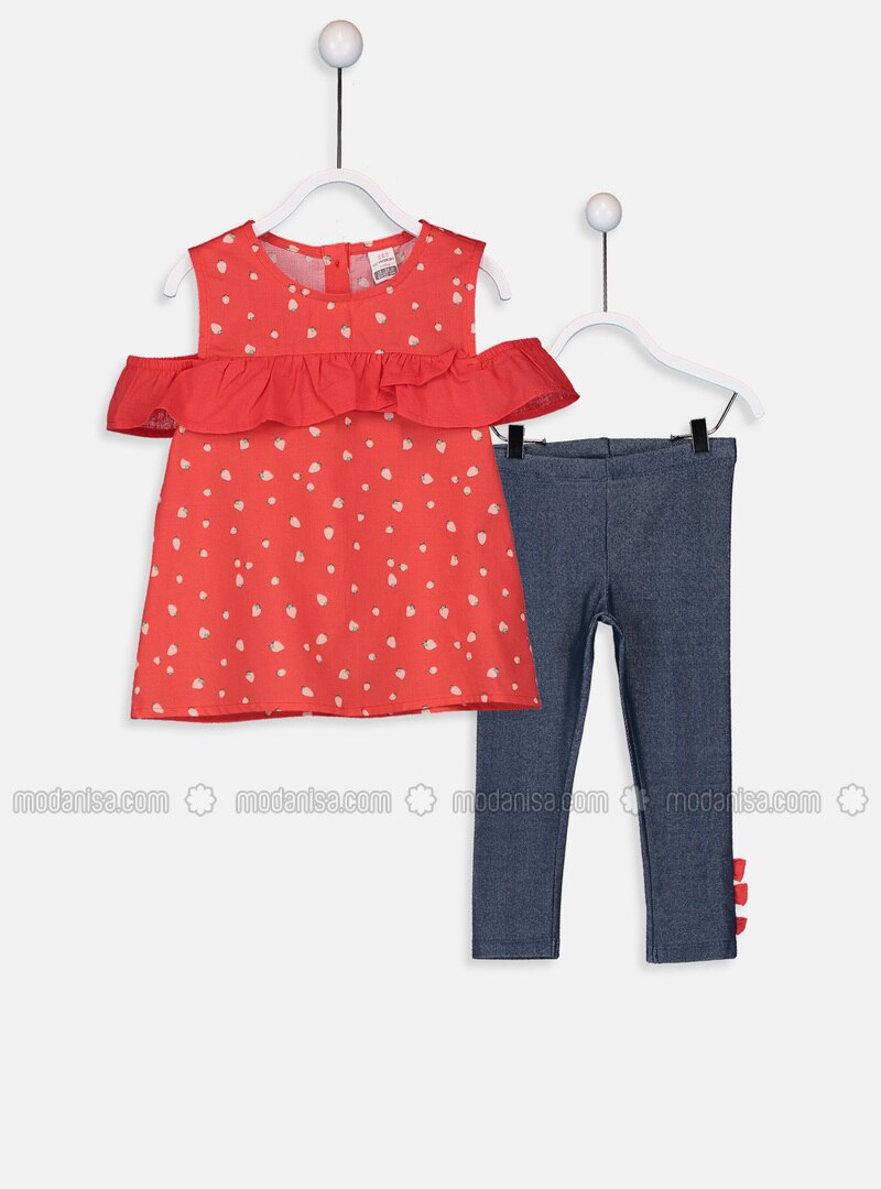 red baby suit