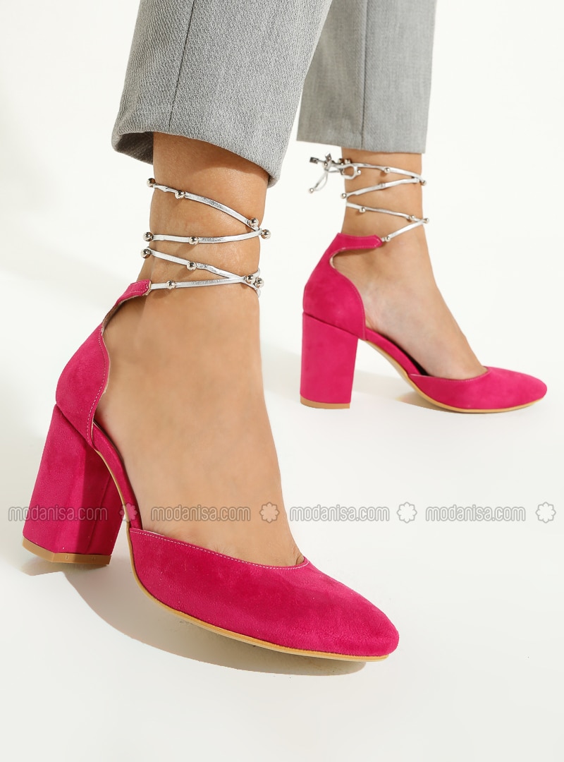 fushia high heels