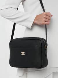 Black - Shoulder Bags - Çanta