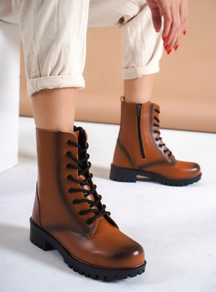 Tan - Boot - Boots - Ayakkabı Havuzu