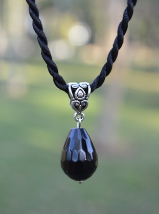 Black - Necklace - Stoneage