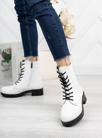 White - Boot - Boots
