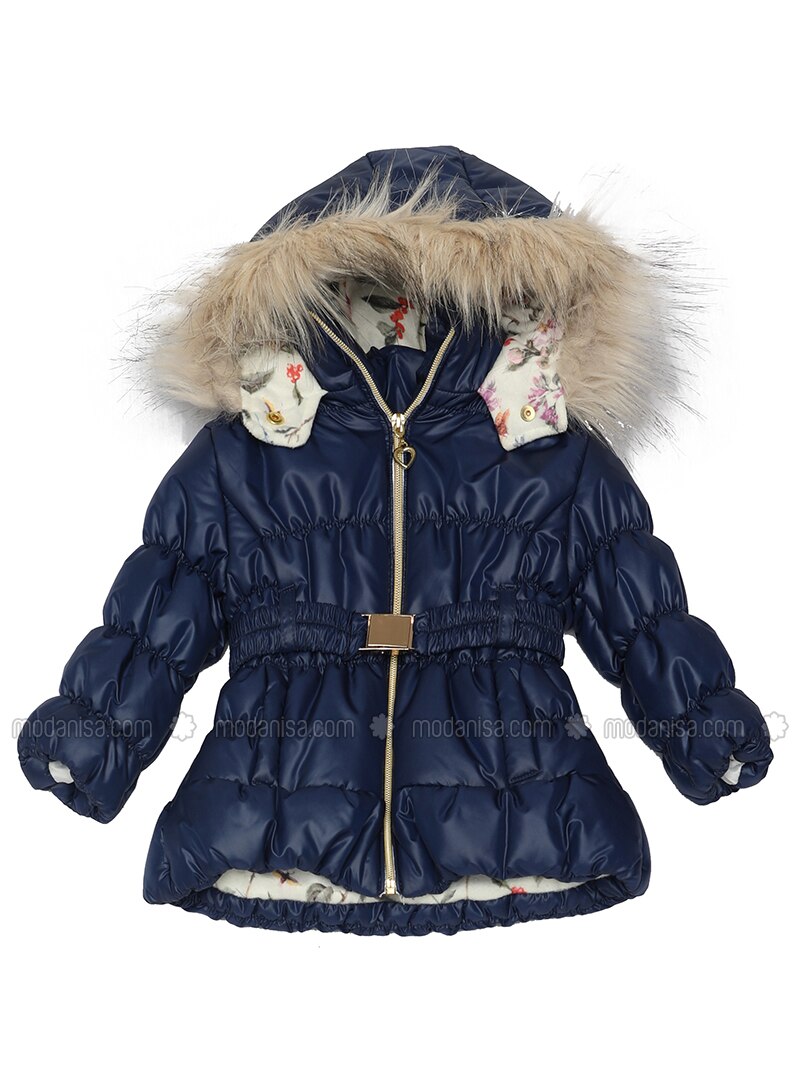 blue girls coat