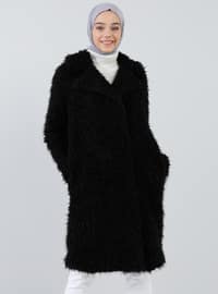 Black - Fully Lined - Shawl Collar - Coat