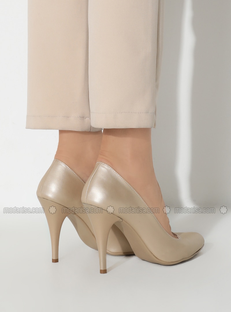 Gold - High - Shoes