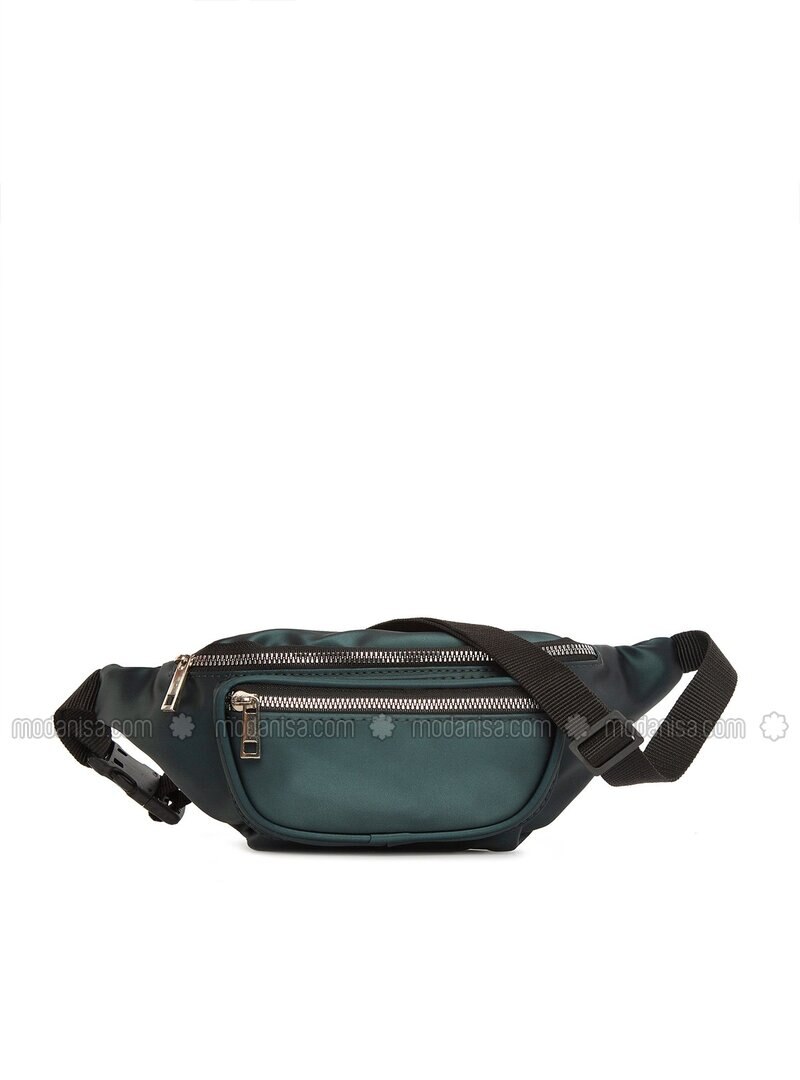 green bum bag