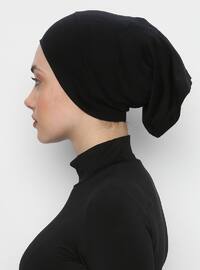 Black - Plain - Simple - - Bonnet