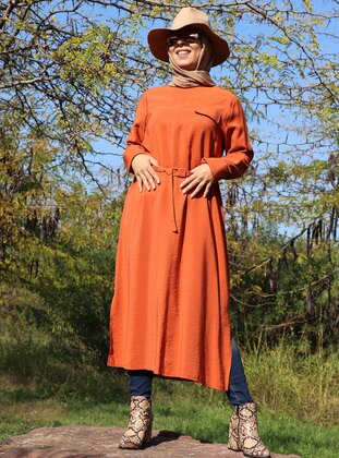 orange race day dress