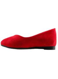 Casual Anatomical Women's Luxury Suede Flat Shoes Shoes Red