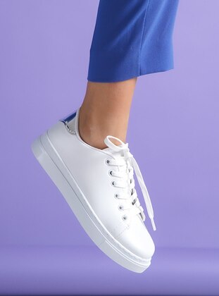White - Silver color - Sport - Sports Shoes - Ayakkabı Havuzu