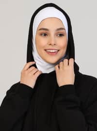 Plain Instant Hijab White