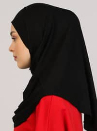 Plain Instant Hijab Black