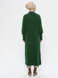 Green - Acrylic - - Knit Cardigans