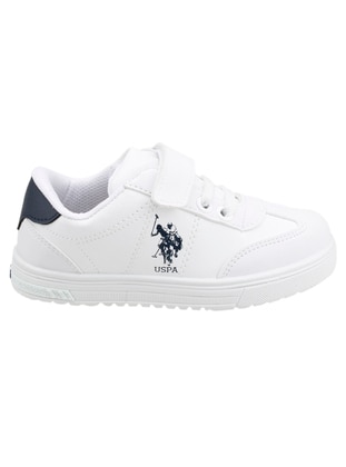 White - Boys` Shoes - U.S. Polo