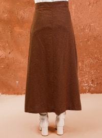 Mustard - Unlined - Acrylic - - Skirt