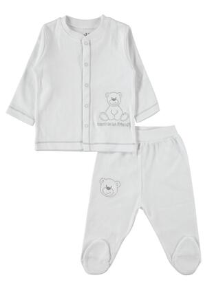 White - Baby Suit - Kujju