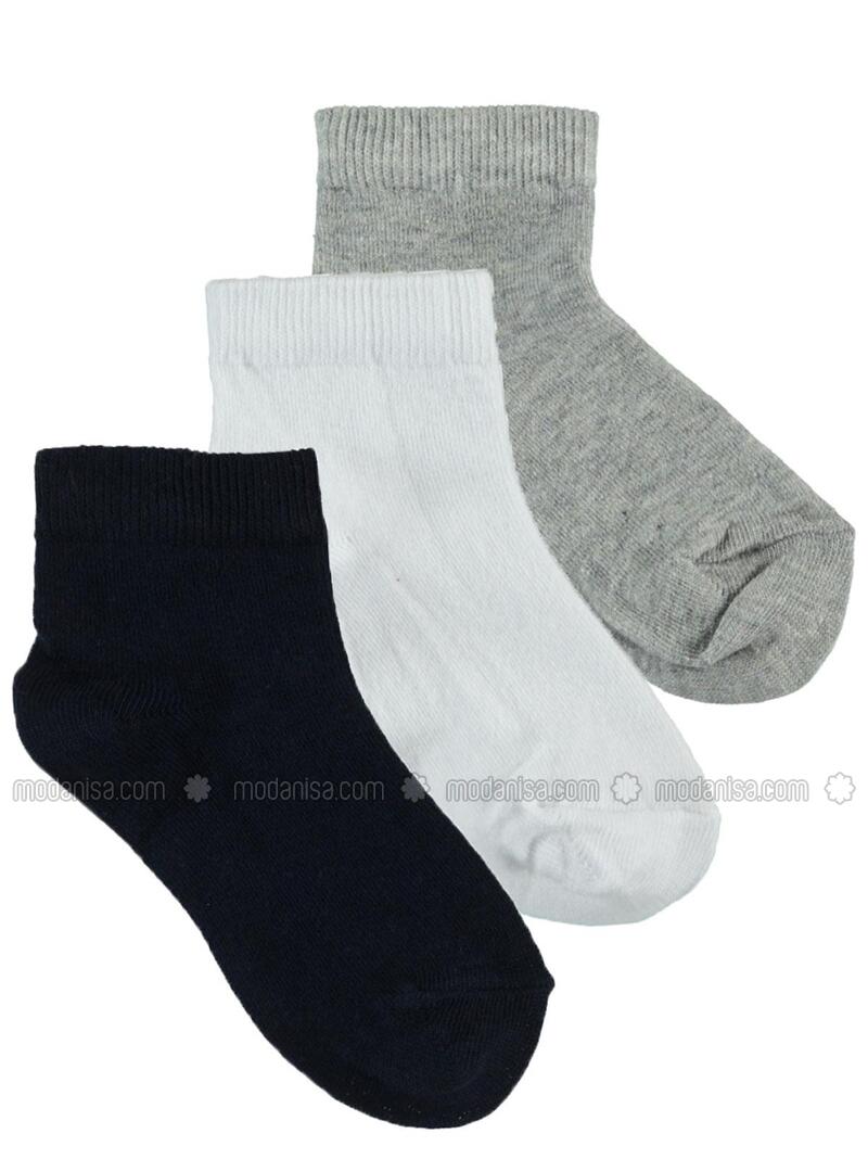 boys navy socks