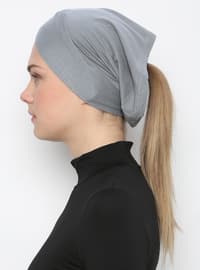 Gray - Plain - Bonnet