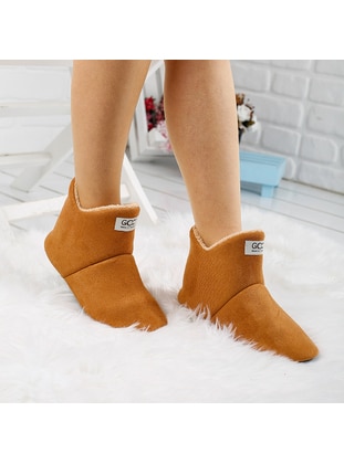 Casual Women's House Boots Clogs House Slippers Tan
