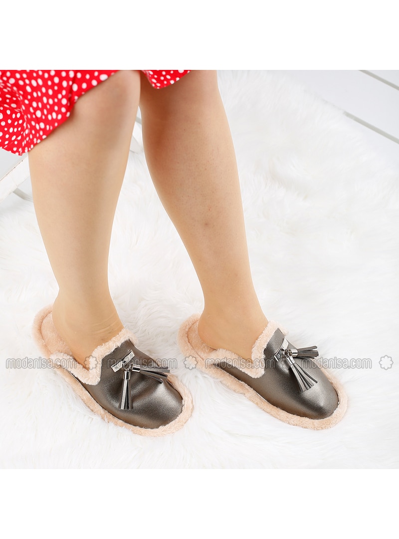 silver slippers for seniors