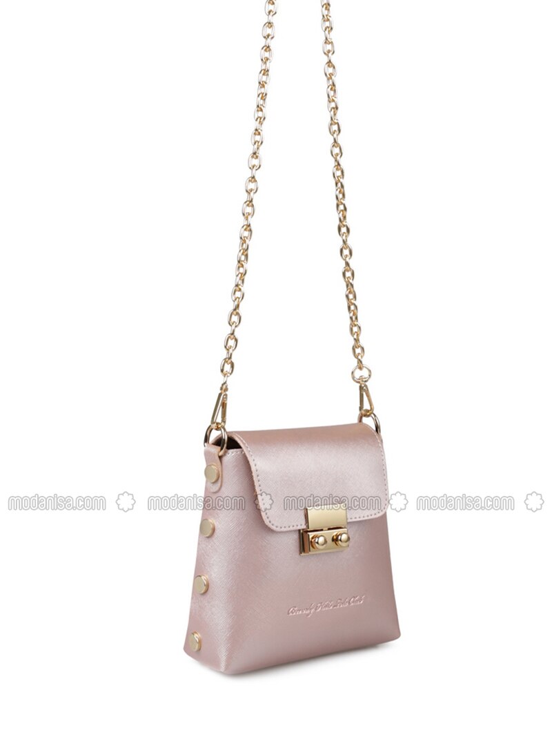 rose gold bag chain