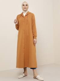 Tan - Unlined - Cotton - Topcoat
