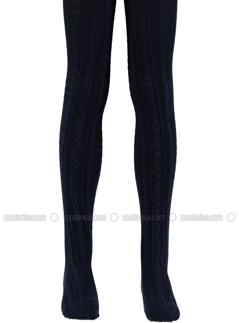 girls navy blue socks