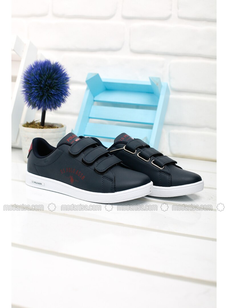 us polo navy blue shoes