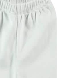 White - Baby Bottomwear - Kujju