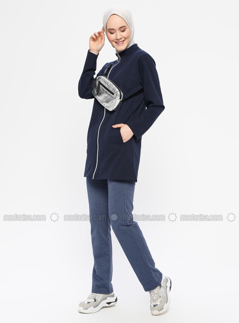 navy blue polo tracksuit