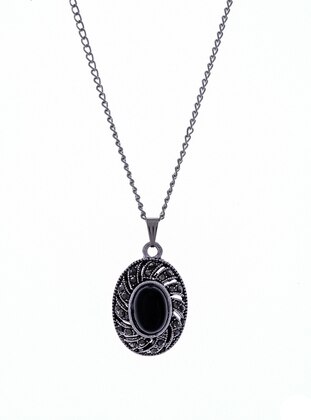 Black - Necklace - Asortishey