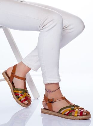 Holle Leather Sandals Multicolor