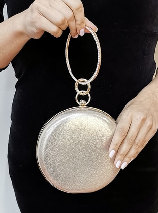 Gold - Clutch - Clutch Bags / Handbags - Nazart