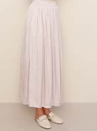 Pink - Unlined - Skirt