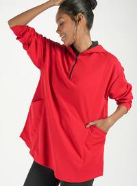 Red - - Tracksuit Top