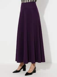 Purple - Half Lined - Skirt